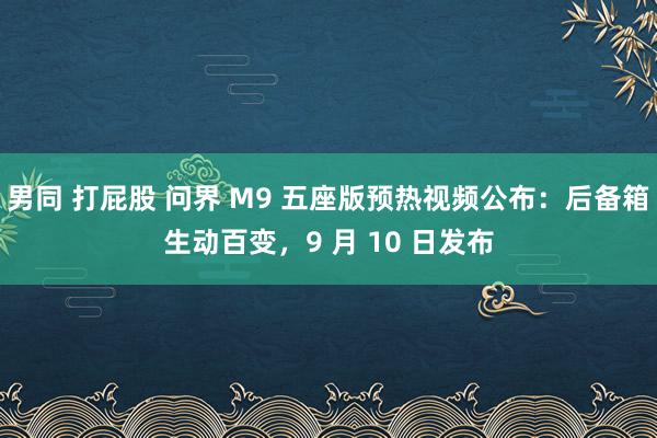 男同 打屁股 问界 M9 五座版预热视频公布：后备箱生动百变，9 月 10 日发布